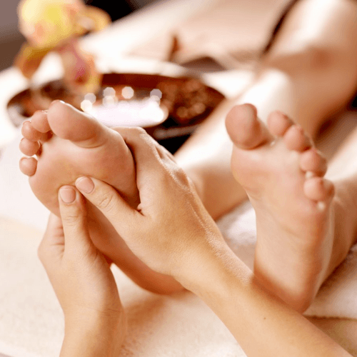 Foot and leg massage {town}